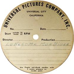 Frank Sinatra "Lonesome Man Blues"/ "A Good Man"