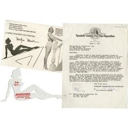 Monroe Letter, 20th Century-Fox, "Wild River"