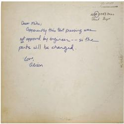 Carl and the Passions (Beach Boys) Pet Sounds LP