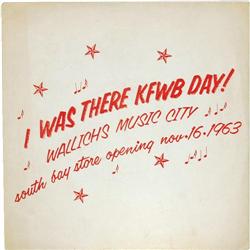 Beach Boys "Spirit of America" KFWB Promo Sleeve