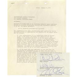 Beach Boys Contract Signed by Love and Wilsons
