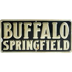 Buffalo Springfield Steamroller Sign (1963)