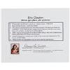 Image 3 : Eric Clapton Photo Display Limited Edition w/COA