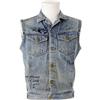 George Clinton and Parliament Signed Denim Vest
