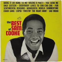 The Best Of Sam Cooke Autographed LP w/LOA