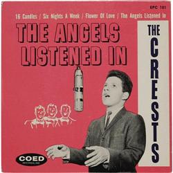 The Crests "The Angels Listened In" USA EP 1959
