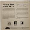 Image 2 : Crickets "In Style With The Crickets" Promo Mono