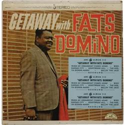 Fats Domino Autograph EP Group of 3 w/LOA