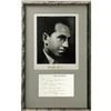 George and Ira Gershwin Framed Signatures
