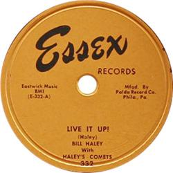 Bill Haley and the Comets Group of 7 Acetates
