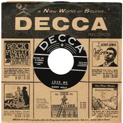 Buddy Holly 45 Group of 2 (Decca, 1956 and 1958)
