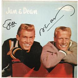 Jan & Dean Autograph LP (Dore 101, 1960) w/LOA
