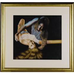 Pete Quaife (Kinks) Signed Painting 1996