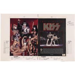 Kiss Playboy Magazine Feature Proof Pages 