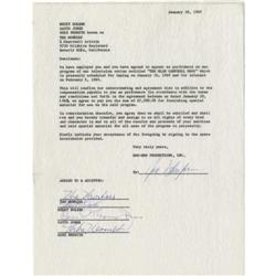 Monkees Signed Television Contract