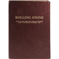 Rolling Stone Magazine #31-45 Bound Volume