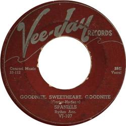 Spaniels Autographed 45s Group of 4 (1953-58)