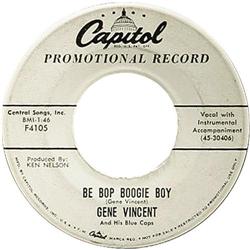 Gene Vincent 45 Group of 3 (Capitol, 1956-'58)