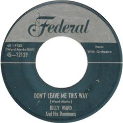 Billy Ward and his Dominoes 45 Group of 3