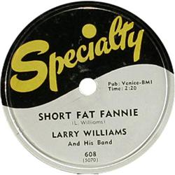 Larry Williams 78s Group of 9