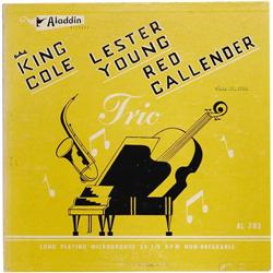 Lester Young Trio w/ Nat King Cole Red Vinyl LP