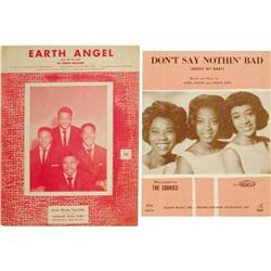 Various R&B Artists Sheet Music Group of 10