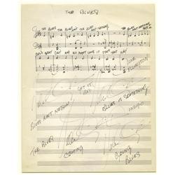 Duke Ellington Handwritten Sheet Music
