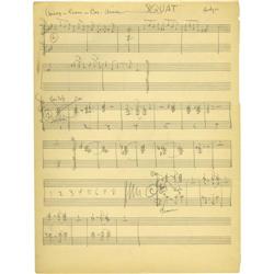 Duke Ellington "Squat (Squatty Roo)" Signed Jazz