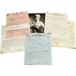 Assorted Signed Jazz Contracts