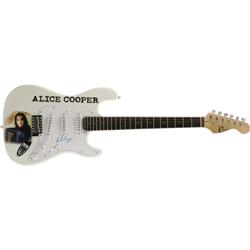 Alice Cooper Autographed Guitar