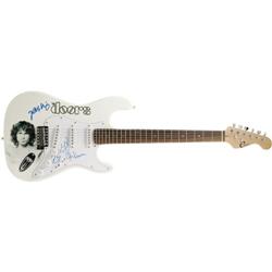 The Doors Autographed Guitar