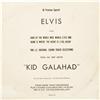 Image 1 : Elvis Presley "Kid Galahad" Promo DJ Copy 45
