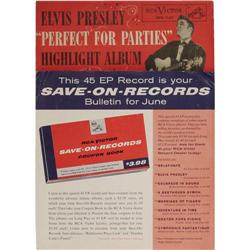 Elvis Presley EP Sampler Group of 2 (RCA, 1956).