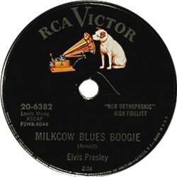 Elvis Presley "Milkcow Blues Boogie" 78, RCA