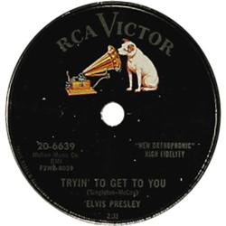 Elvis Presley 78 Group of 4 (RCA, 1956-57)