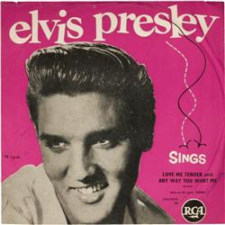 Elvis Presley "Sings" RCA 78 with Picture Sleeve