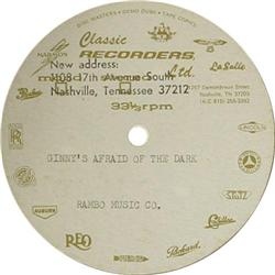 Vernon Presley Personally Own Acetate of "Ginny'