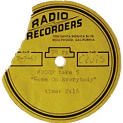 Elvis Presley "Come On Everybody" 78 Acetate