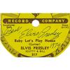 Image 2 : Elvis Presley Autographed Sun Records Label