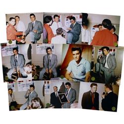 Elvis Presley Set of Ten Rare Photos From 1957