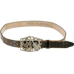 Rare Elvis Presley Leather Belt