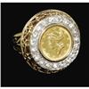 Image 1 : Gold and Diamond Ring Given to a Friend by Elvis