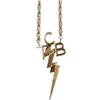 Image 4 : Elvis Presley Gold "TCB" Necklace w/Leather Box