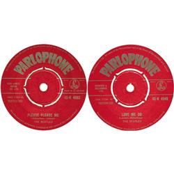 Beatles UK 45s Group of 2 (Parlophone 1962)