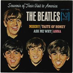 Beatles "Souvenir Of Their Visit To America" EP