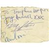Image 1 : Beatles Ticket Stub with Autographs