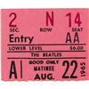 Image 1 : Beatles Portland Coliseum Concert Ticket Stub