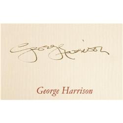 George Harrison Signed Copy of "I Me Mine"