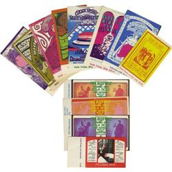 Bill Graham Presents Unused Concert Ticket Group