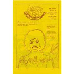 Jimi Hendrix Experience Unused Winterland Ticket